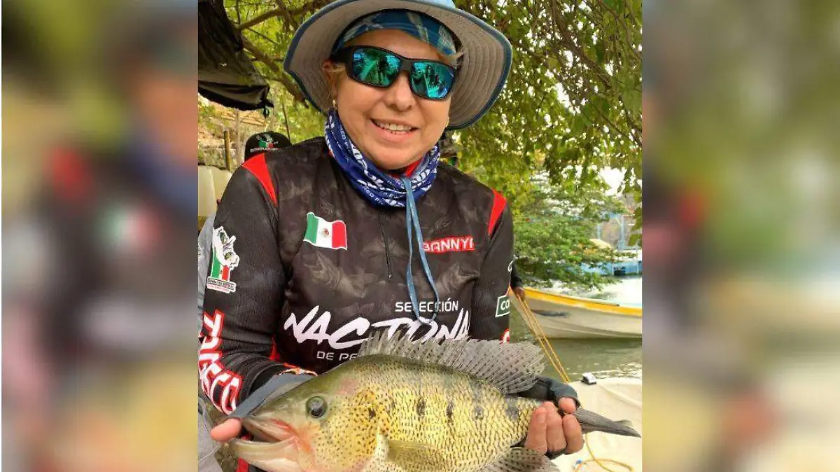 ganadora del campeonato nacional de pesca